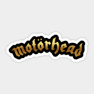 Golden motorhead Sticker